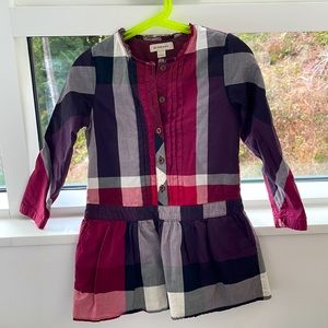 Burberry girls dress in size 5Y